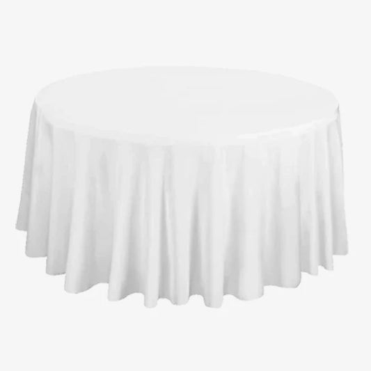 Premium Gathering Tablecloth-🎁5 Pack Round Tablecloth Polyester Table Cloth 108 inch
