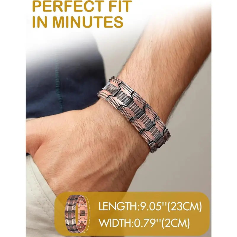 DIYSTAR™ Copper magnetic bracelet——Relieve fatigue and promote blood circulation✨