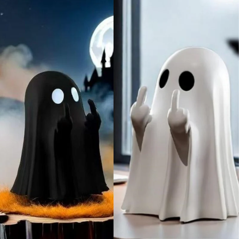 🖕🏻👻Ghost Design Ornament💀🎃Halloween Decoration for Indoor and Porch Decor