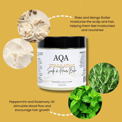 AQA™ BALM- Stimulating Scalp and Hair Balm